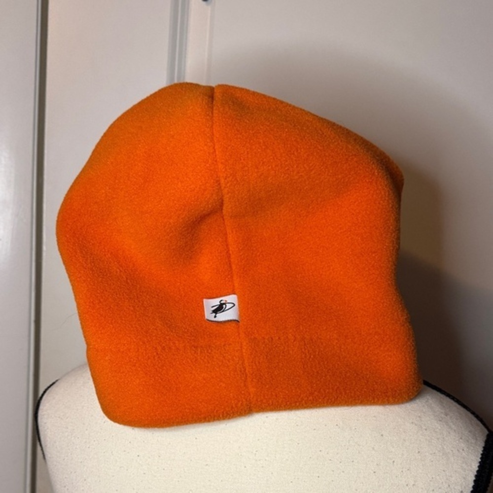 Puffin Gear Fleece polartec men’s Beanie XXL neon orange